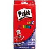 Pritt 12 Renk Silinebilir Pastel Boya 12 Adet Renkli Kalemler için Uygun