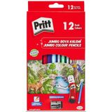 Pritt 12'li Jumbo Kuru Boya Kalemi