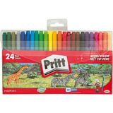 Pritt 24 Lü Renkli Keçeli Kalem Seti Türkiye Menşeli Kullanışlı Ofis ve Okul İçin