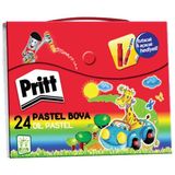 pritt 24 renk çantalı pastel boya 1048064 - Yok