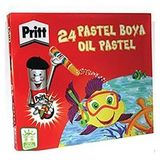 Pritt 24'lü Pastel Boya 1993 Yayın Tarihli Türkçe Dili ile Çocuklar İçin Eğlenceli Sanat Malzemesi