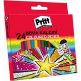 Pritt 24'lü Uzun Kuru Boya Kalemi 1221351 Renkli Boyalar 24 Adet Karton Kutuda