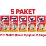 Pritt 5 Paket Multifix Hamur Yapıştırıcı 65 Parça Patafix Hamur Yapıştırıcı - Beyaz - STANDART