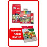 Pritt Boyama Seti 12'li Keçeli Kalem ve 22 gr Pritt Stick ile Eğlenceli Aktiviteler İçin