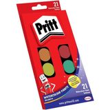 Pritt Büyük Boy Sulu Boya 21 Renk 1671703 Parça Sayısı ile Renkli Sanat Deneyimi