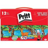 Pritt Çantalı Pastel Boya Vinly Ambalaj 12'li - 7 Adet