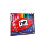 Pritt Jumbo Keçeli Kalem, 12 Renk, Yıkanabilir Mürekkep