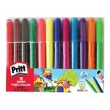 Pritt Jumbo Keçeli Kalem 12LI Çok Renkli 2 Paket Türkiye Menşeli Kırtasiye Ürünü