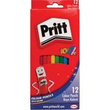Pritt Kuru Boya Kalemi 12'li - 2 Kutu Çok Renkli Okul Kırtasiye Ürünleri Türkiye Menşeli - Karışık-Çok Renkli