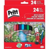 Pritt Kuru Boyalar, Canlı Renklerde Boya Kalemi, Açması Kolay ve Dayanıklı Silinebilir Kalem, Y - Çok Renkli