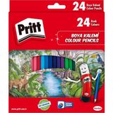 Pritt Kuru Boyalar, Canlı Renklerde Kalemi, Açması Kolay Dayanıklı Silinebilir Kalem, Yumuşak Mineli Resim - Standart