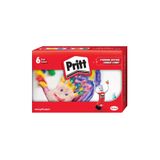Pritt Parmak Boyası, 6 Renk, 6x30ml, Çok Renkli