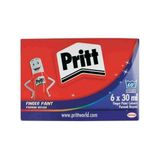 Pritt Parmak Boyası 6'lı Paket 30 ml Renkli Yüksek Kalite Çocuklar İçin Yaratıcılık