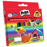 pritt silinebilir 12 renk pastel boya jumbo üçgen 1655739 - Yok