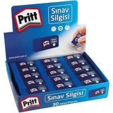 Pritt Sınav Silgisi 30 Lu Mavi Renkli Öğrenci Silgileri Pratik Kullanım İçin