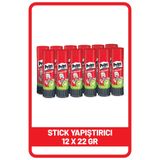 Pritt Stick Yapıştırıcı 22 Gr 208845 12'Li Paket Tek Ebat