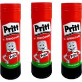 Pritt Stick Yapıştırıcı 43 gr 3 Adet - Renkli - Gramaj