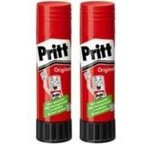 Pritt Stick Yapıştırıcı 43 Gram 2 Adet - Çok Renkli