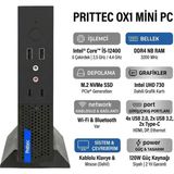 Prıttec Intel Core I5-12400 32GB 512GB SSD Windows 11 Pro Mini Pc Q7-TH610Lİ51240012 014