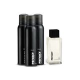 Privacy 100 ml Man EDT Erkek Parfüm+150 ml 3'lü Deodorant