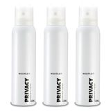 Privacy 3x150 ml Bayan Deodorant