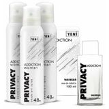 Privacy Addiction Edt Kadın Parfüm 100 ml+50 ml 3'lü Deodorant