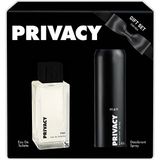Privacy EDT Erkek Parfüm ve Deodorant Seti Hediyelik Tecrübeli Baba İçin Lüks Ambalajda