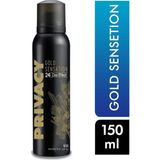 Privacy Erkek Deodorant Sprey 150 ml Gold Sensation 8690586015981 Deodorant