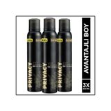Privacy Gold Sensation Erkek Sprey Deodorant 3 x 200 ML