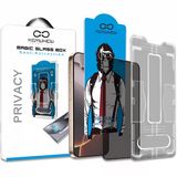 Privacy Magic Glass Box İphone 14 Pro Max Uygulama Aparatlı Hayalet Cam Ekran Koruyucu