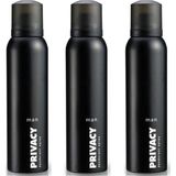 Privacy Man 3x150 ml Erkek Deodorant