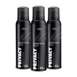 Privacy Man Addiction 3x150 ml Deodorant