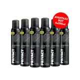 Privacy Man Addiction 48H Erkek Sprey Deodorant 6 x 200 ML