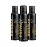 Privacy Man Gold Sensation Erkek Deodorant Sprey 3 x 150 ML