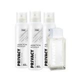Privacy Woman Addiction Edt Kadın Parfüm 100Ml Deodorant 3X150ml