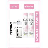 Privacy Woman Addiction Edt Kadın Parfüm 50 Ml + Emotion Love Kadın Deodorant 2x150 Ml