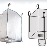Private 10 Adet Sanayi Tipi Big Bag Büyük Grit Çuval 90X90X120 cm Alt Bacalı Tahliyeli