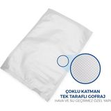 Private 25X35 Tırtıklı 5 kg Gofrajlı 90 Mikron Ev Tipi Gıda Vakum Poşeti Torbası Bpa Içermez