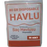 Private 500 Adet Tek Kullanımlık Otel Buklet Sauna Kuaför Saç Baş Spor Salonu Seyahat Havlusu 80 Gr 40×80