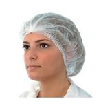 Private Label 1000 Adet Tela Akordeon Bone 42 cm Ekonomik Tek Lastikli Saç Bonesi - Şeffaf