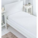 Private Tek Kişilik Yastıklı Pikeli Yatak Nevresim Takımı Çeyiz Seti %100 Pamuk Beyaz Otel Tipi 63 Tel - 200 x 220 cm