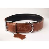 Priviege Hakiki Yağlı Deri Köpek Boyun Tasması S Taba Kahverengi 2,5X32-41 Cm