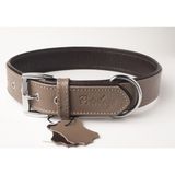 Privilege Flotter Hakiki Deri Köpek Boyun Tasması Xs Kahverengi Toprak Rengi 2,5X29-37 cm
