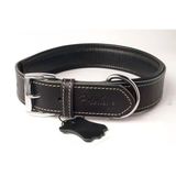 Privilege Hakiki Deri Köpek Boyun Tasması L Siyah 3X47-56 cm