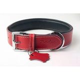 Privilege Hakiki Deri Köpek Boyun Tasması Xl Kırmızı 4X54-64 cm