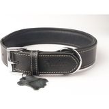 Privilege Hakiki Yağlı Deri Köpek Boyun Tasması S Siyah 2,5X32-41 cm