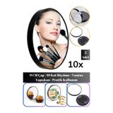Privo 10X Büyüteçli Vantuzlu Makyaj Aynası Tıraş ve Lens İçin Detaylı Görüş Pratik Kullanımlı