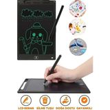 Privo LCD Ekranlı Dijital Çizim Tableti Kalemli Çocuk Yazı Tahtası Grafik Resim Çizme Tablet - Renkli
