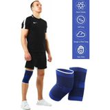 Privo Mavi Sporcu Dizliği Diz Eklem Destekleyici Koruyucu Dizlik Ortopedik Rahatlatıcı Bandaj 2 Adet - Standart