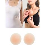 Privo Ten Rengi Silikon Göğüs Ucu Kapatıcı Nipple Pad Yapışkansız Vakumlu Konforlu Kullanım - Standart